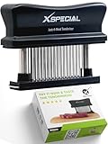XSpecial Meat Tenderizer Tool 48 Blades Stainless Steel...