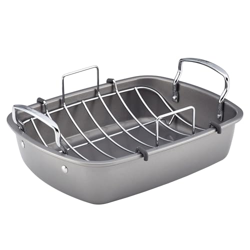 Circulon Nonstick Roasting Pan / Roaster with Rack - 17...