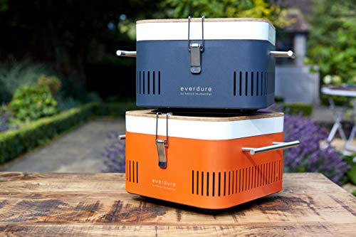 Everdure by Heston Blumenthal Cube Portable Charcoal Grill Perfect for Picnics, Tailgating, Beach, Camping or Tabletop Patio BBQ, Lightweight and Compact, Graphite Everdure by Heston Blumenthal Cube Portable Charcoal Grill Perfect for Picnics, Tailgating, Beach, Camping or Tabletop Patio BBQ, Lightweight and Compact, Graphite