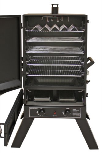 Masterbuilt 44241G2 Gas Smoker, 24.50" L x 60" H x 33" W, Black Masterbuilt 44241G2 Gas Smoker, 24.50" L x 60" H x 33" W, Black