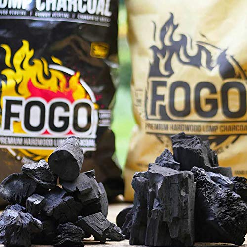 Fogo Premium Oak Restaurant All-Natural Hardwood Lump Charcoal for Grilling and Smoking, 35 Pounds